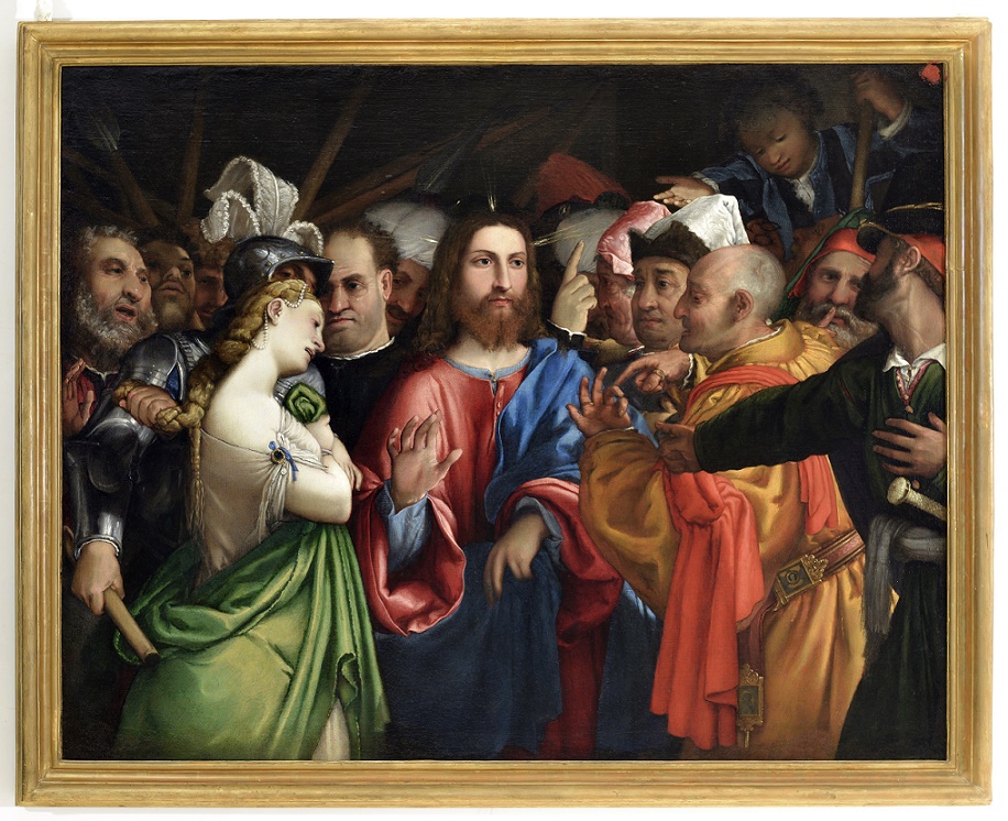 Lorenzo Lotto, Cristo e l'Adultera, Loreto