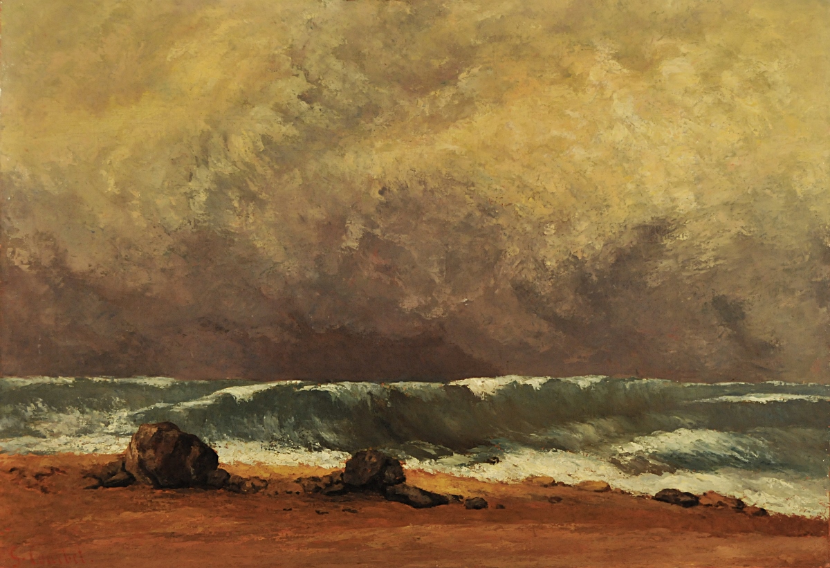 Gustave Coubert, La vague,1871