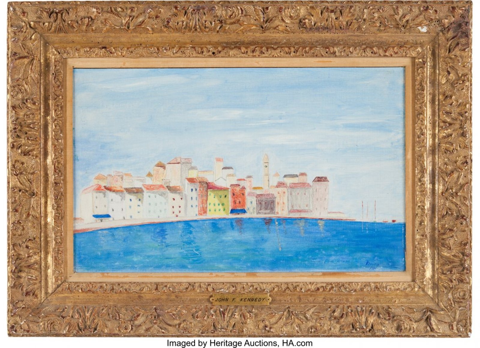 Il quadro di JFK all'asta