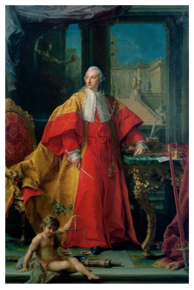 Pompeo Batoni (Lucca 1708 Roma1787), Ritratto di Abbondio Rezzonico, 1766