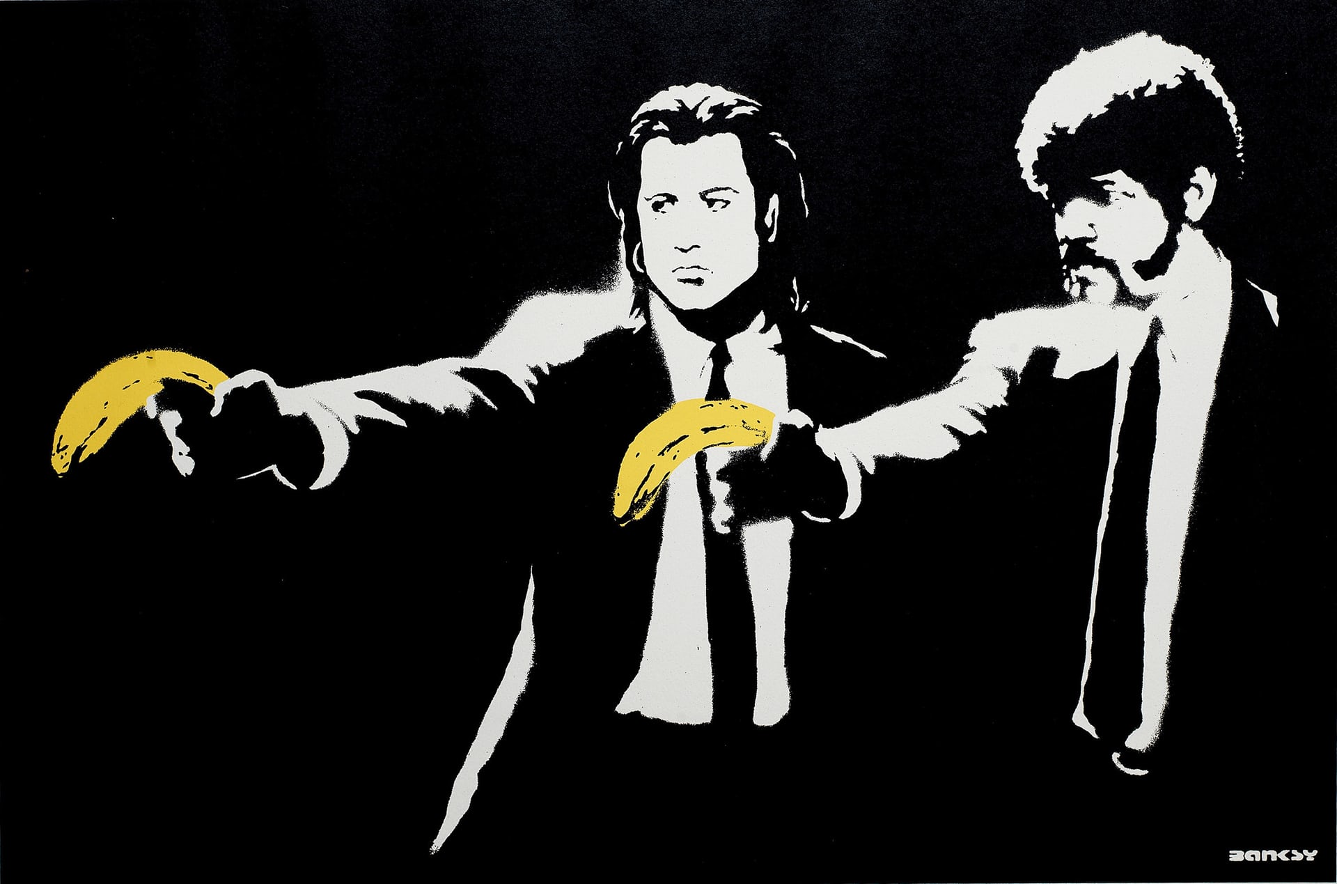 Un'opera di Banksy