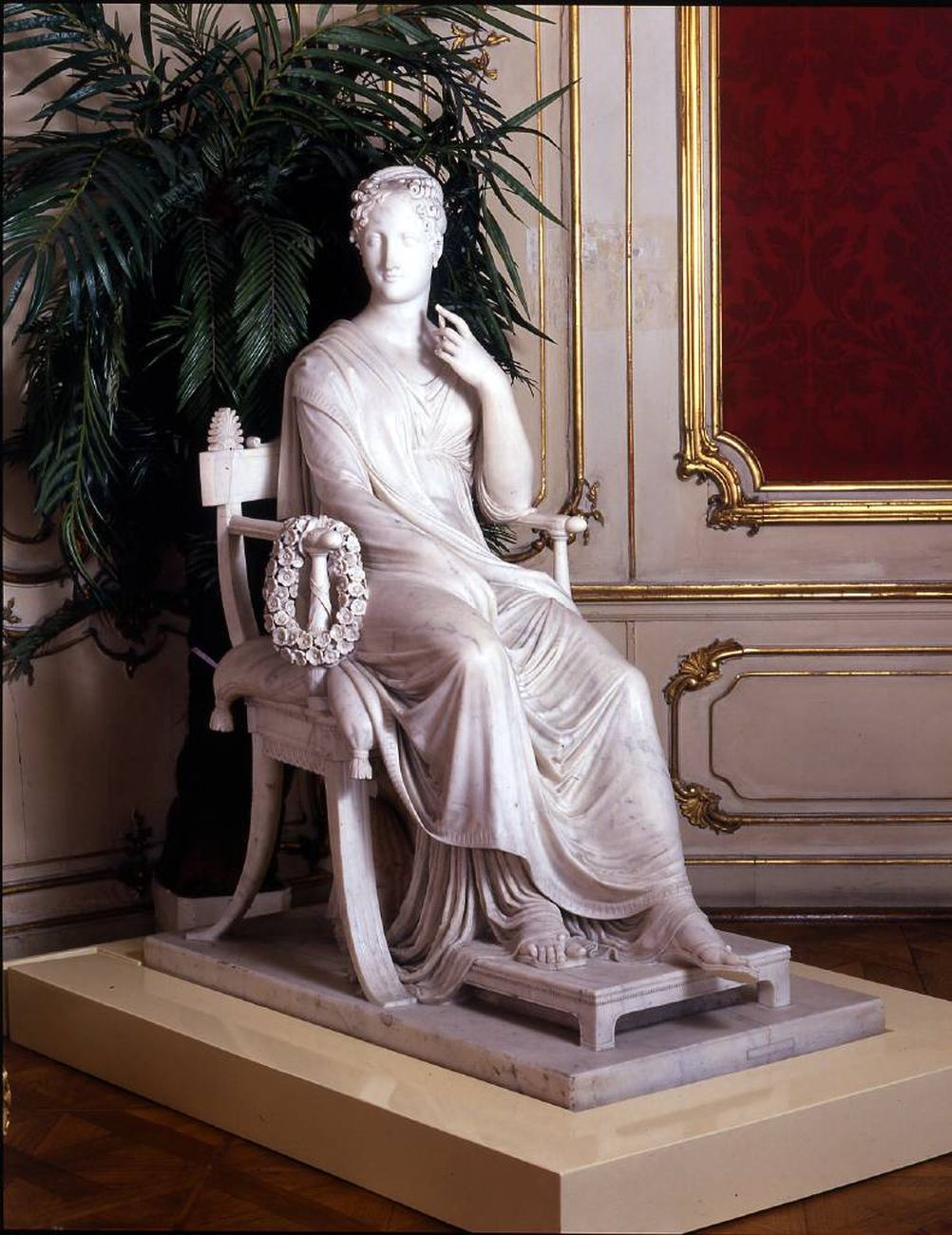 Antonio Canova, La musa Polimnia, 1812 17. Vienna, Bundesmobilienverwaltung, Hofburg, Kai serappartements. Photo credit Tina King