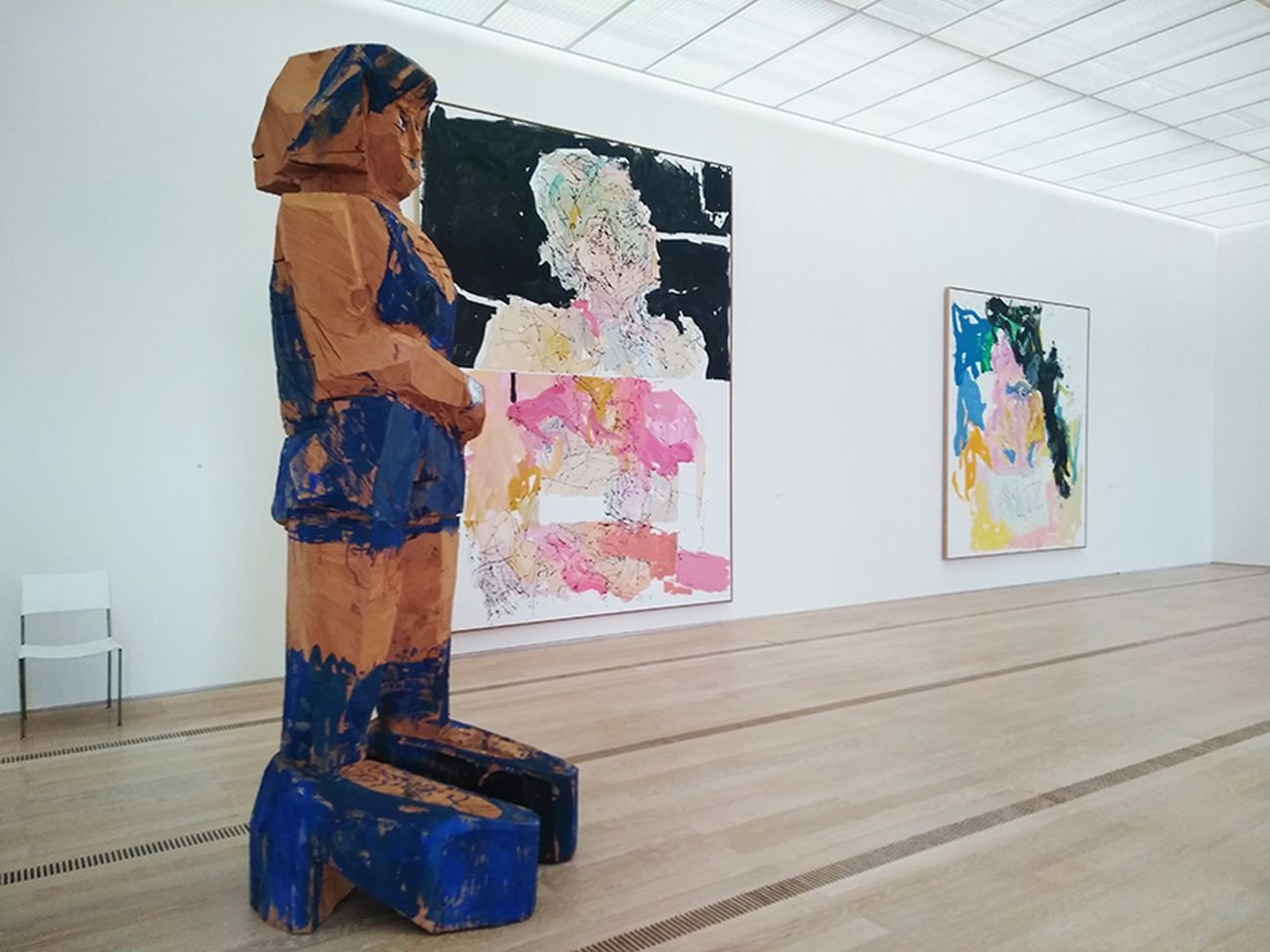 Baselitz. Exhibition view at Fondation Beyeler, Riehen 2018. Photo Daniele Perra