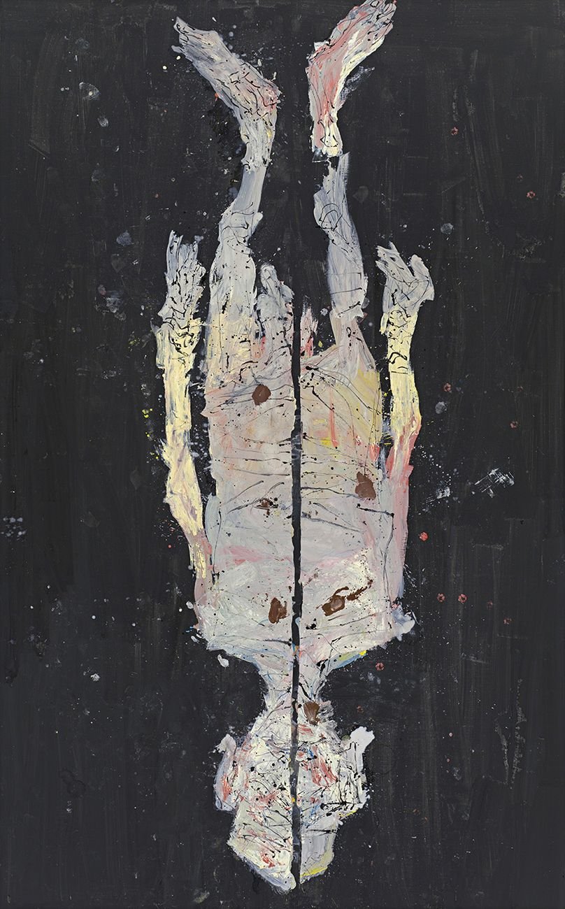 Georg Baselitz, Avignon ade, 2017. Collezione privata. © Georg Baselitz, 2018. Photo Jochen Littkemann, Berlino