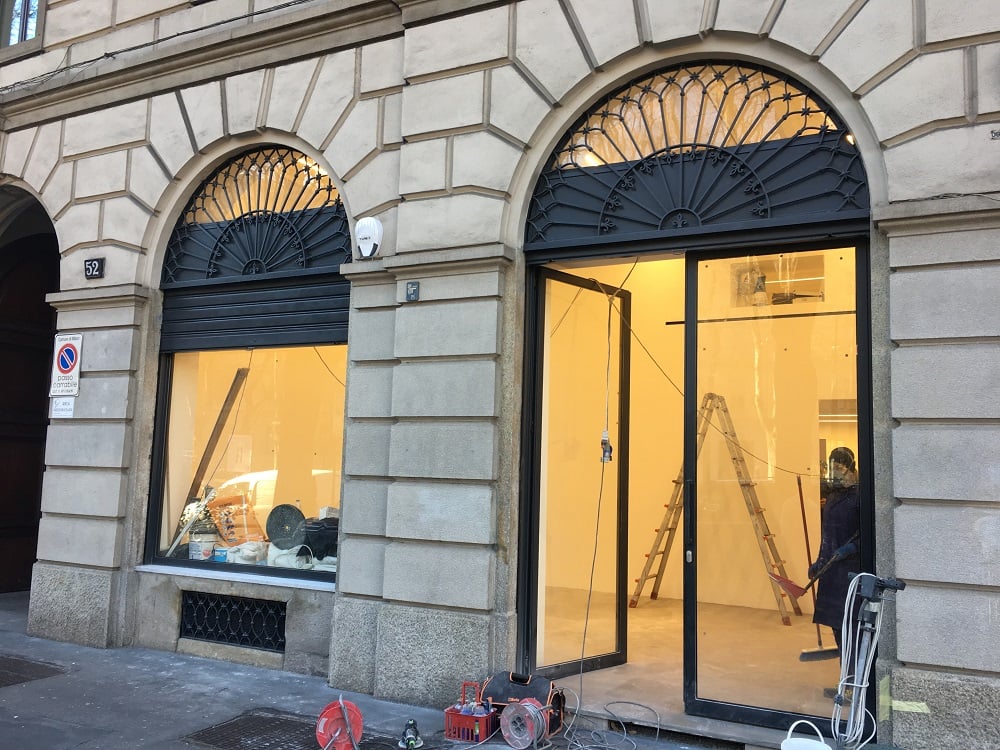 Milano, nuova sede della Galleria Poggiali al Foro Bonaparte