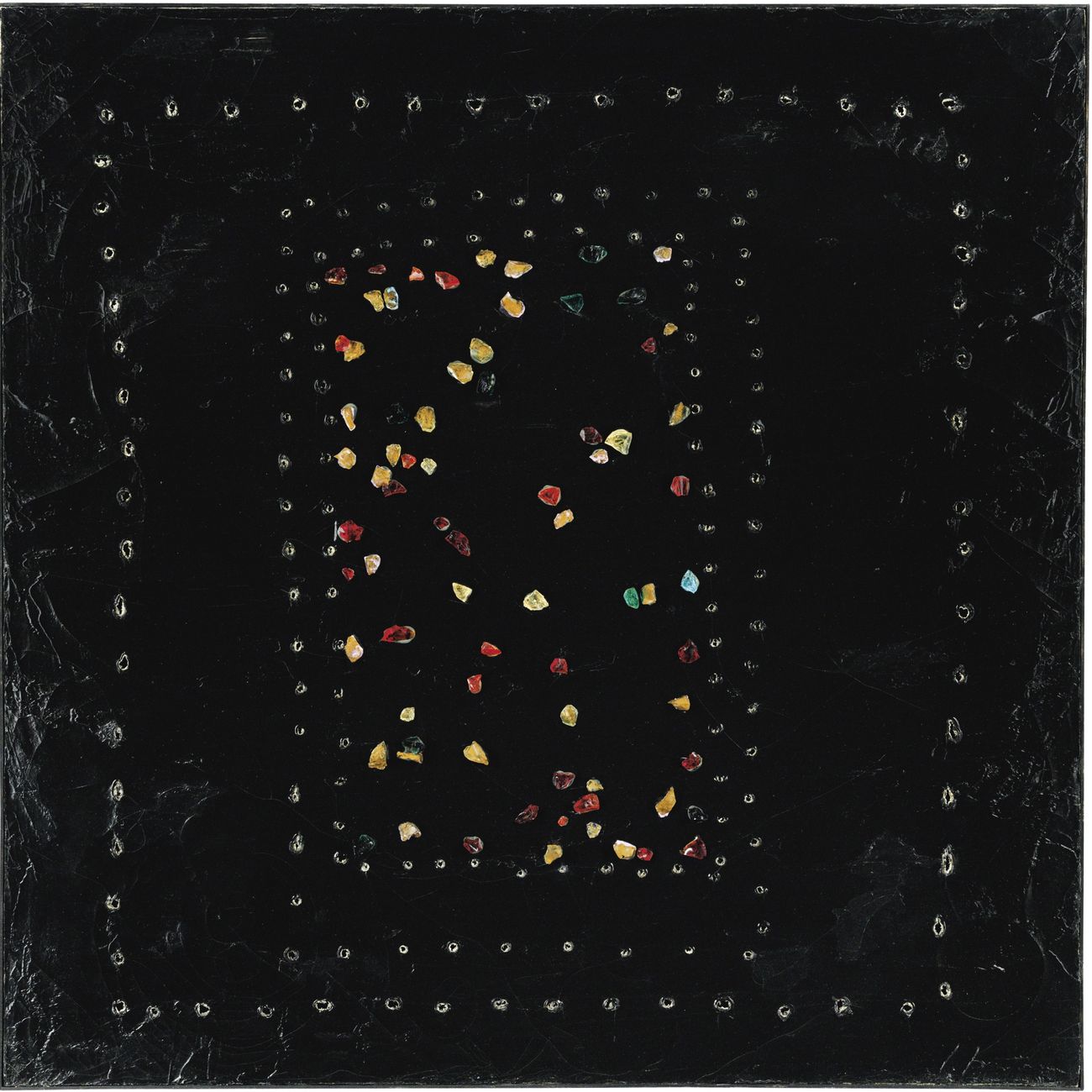 Lucio Fontana, Concetto spaziale, In piazza San Marco di notte con Teresita, 1961. Courtesy Christie’s