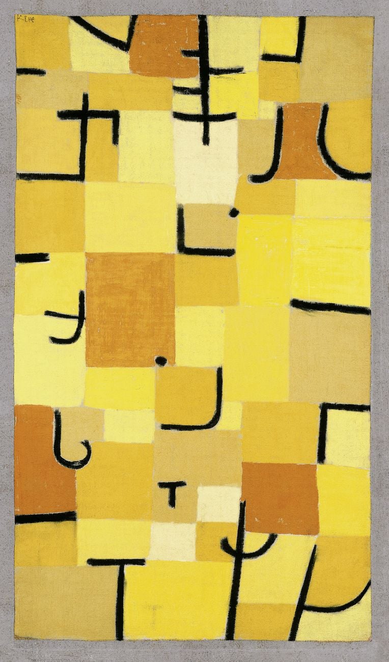 Paul Klee, Zeichen in Gelb, 1937. Fondation Beyeler, Riehen. Photo Robert Bayer