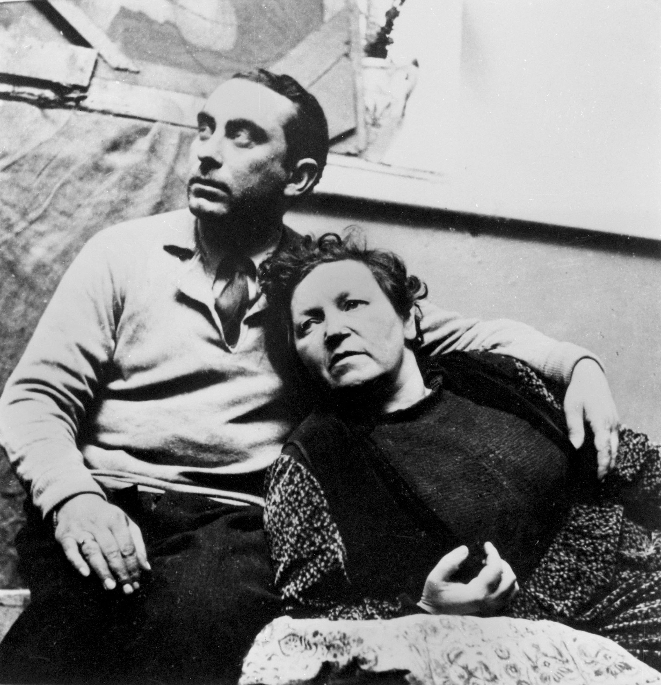 Roma, 1935, Antonietta e Mario Mafai nello studio di piazza Indipendenza