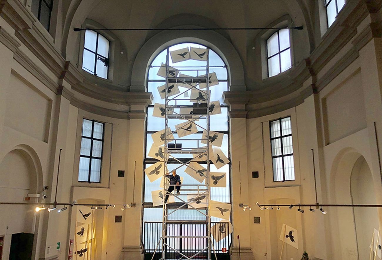 Vanni Cuoghi. The Invisible Sun. Installation view at Studio Museo Francesco Messina, Milano 2017. Photo adicorbetta