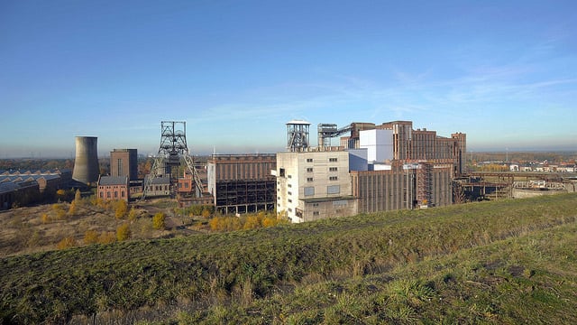 Overall view of the coal mine before restoration, ph. Monumentenzorg Beringen