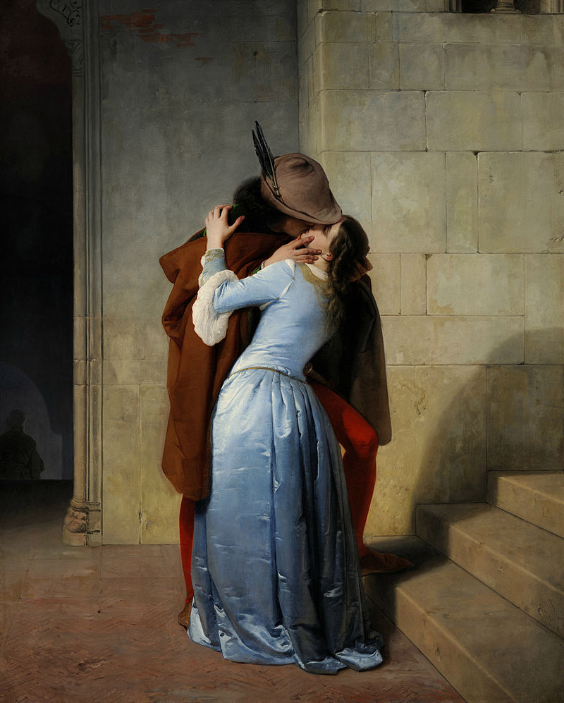 Il bacio di Hayez - Pinacoteca di Brera, Milano