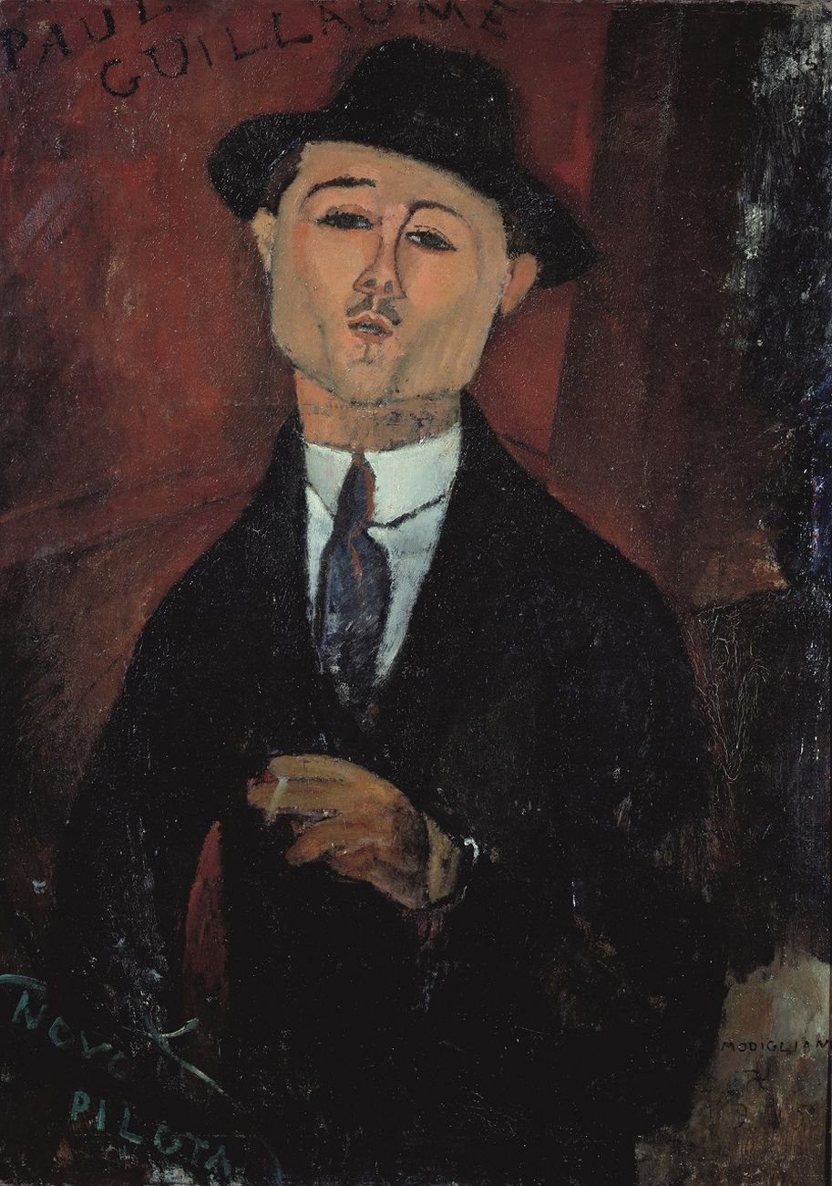 Amedeo Modigliani, Ritratto di Paul Guillaume, Novo Pilota, 1915. Musée de l’Orangerie, Parigi