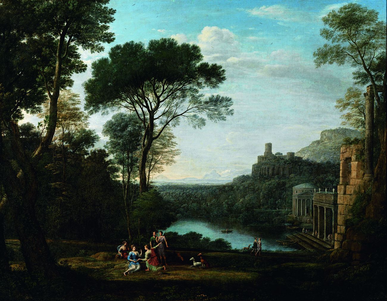 Carta Bianca. Capodimonte Imaginaire. Paolo Pejrone. Claude Lorrain, Paesaggio con la ninfa Egeria, 1669 ca. Photo © Luciano Romano