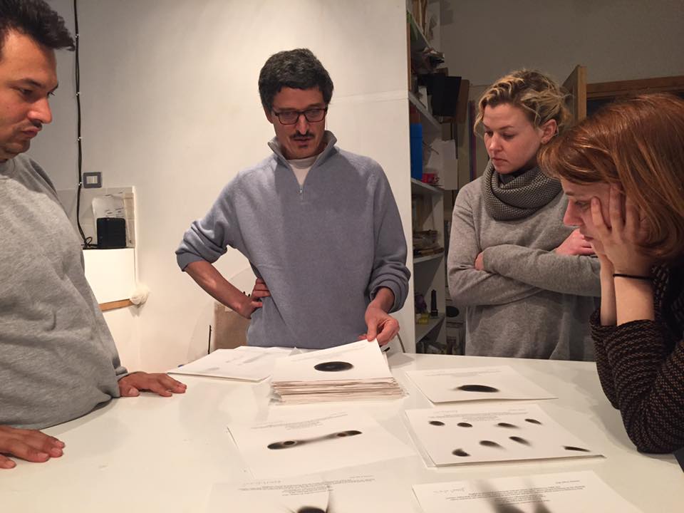 Curatori anno 2016, studio visit con Cesare Pietroiusti, Roma