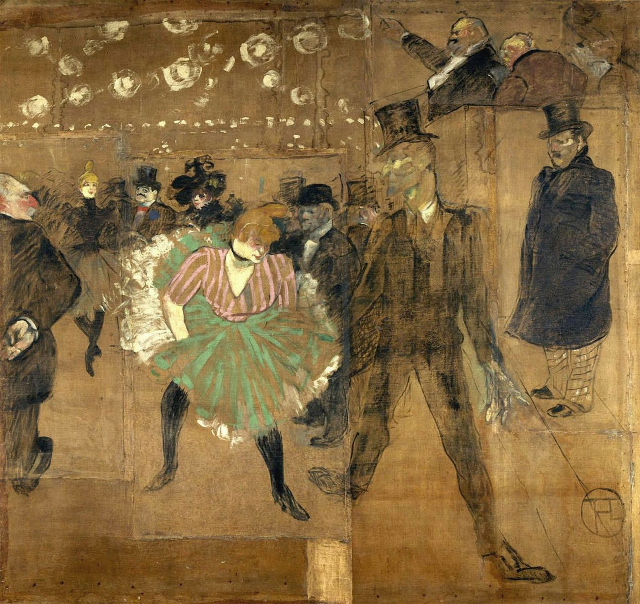 Henri de Toulouse Lautrec, pannello per la baracca della Goulue alla Foire du Trone di Parigi, 1895