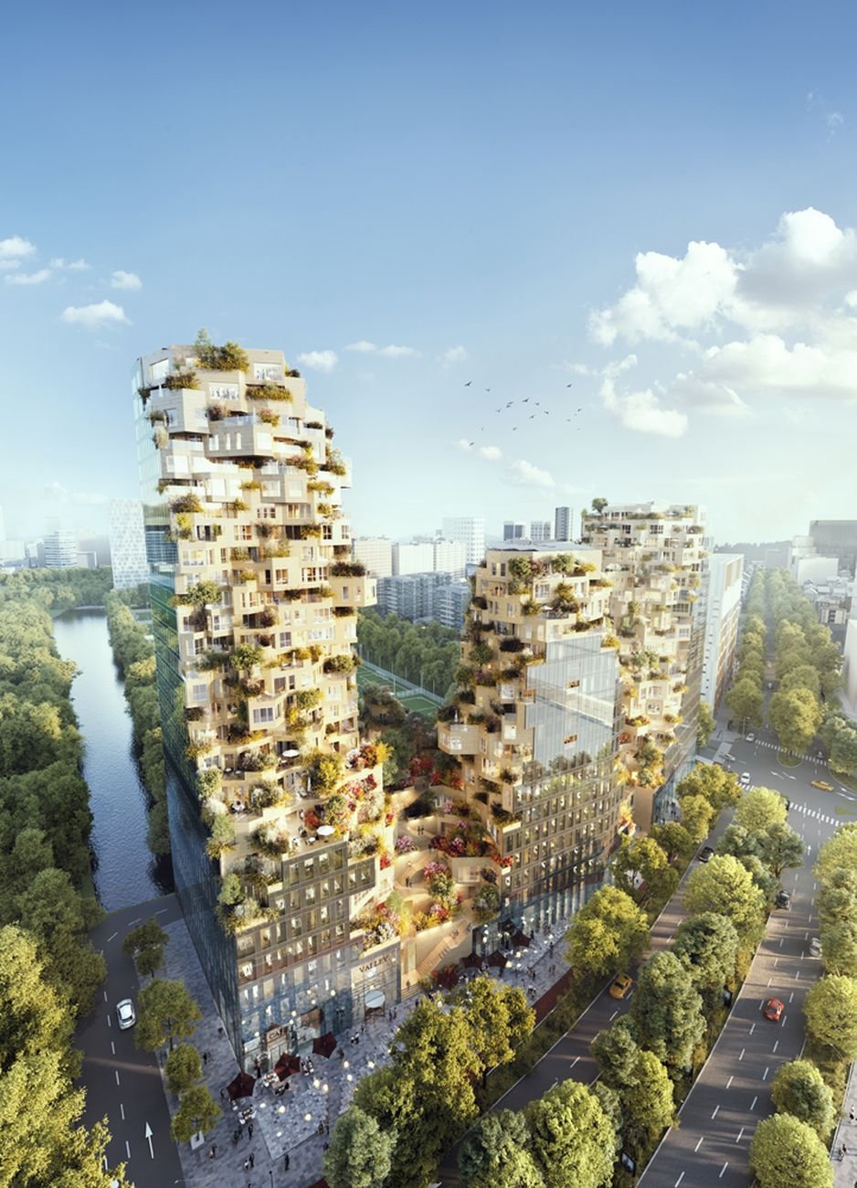 MVRDV, Valley, Amsterdam, Paesi Bassi. Render by Vero Visuals, Rotterdam, The Netherlands. Courtesy MVRDV