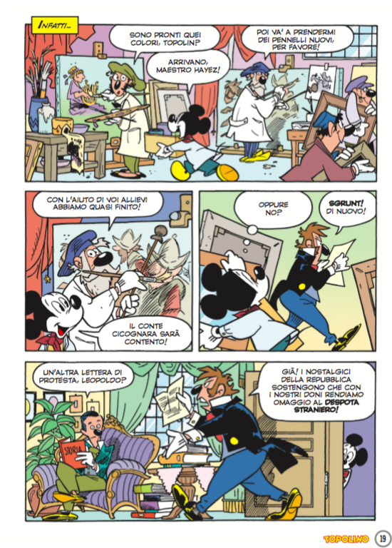 Topolino e il dono dell'Accademia