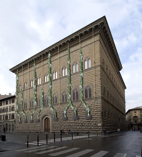 Facciata di Palazzo Strozzi (Rendering di Michele Giuseppe Onali)