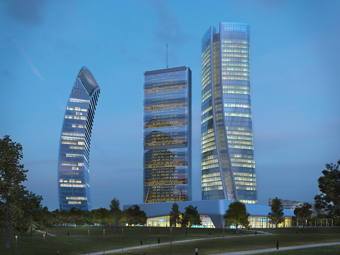 Daniel Libeskind, CityLife Central Tower. (c) Struttura Leggera