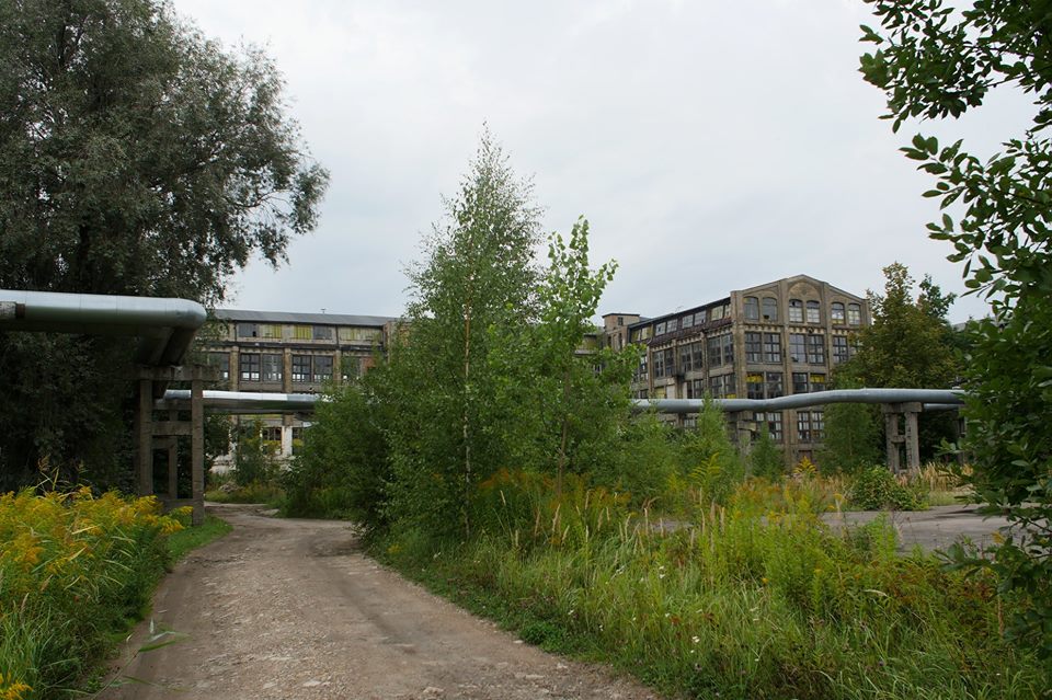 Exterior of Bolshevichka textile factory, Riga. Photo Ansis Starks. Courtesy of RIBOCA