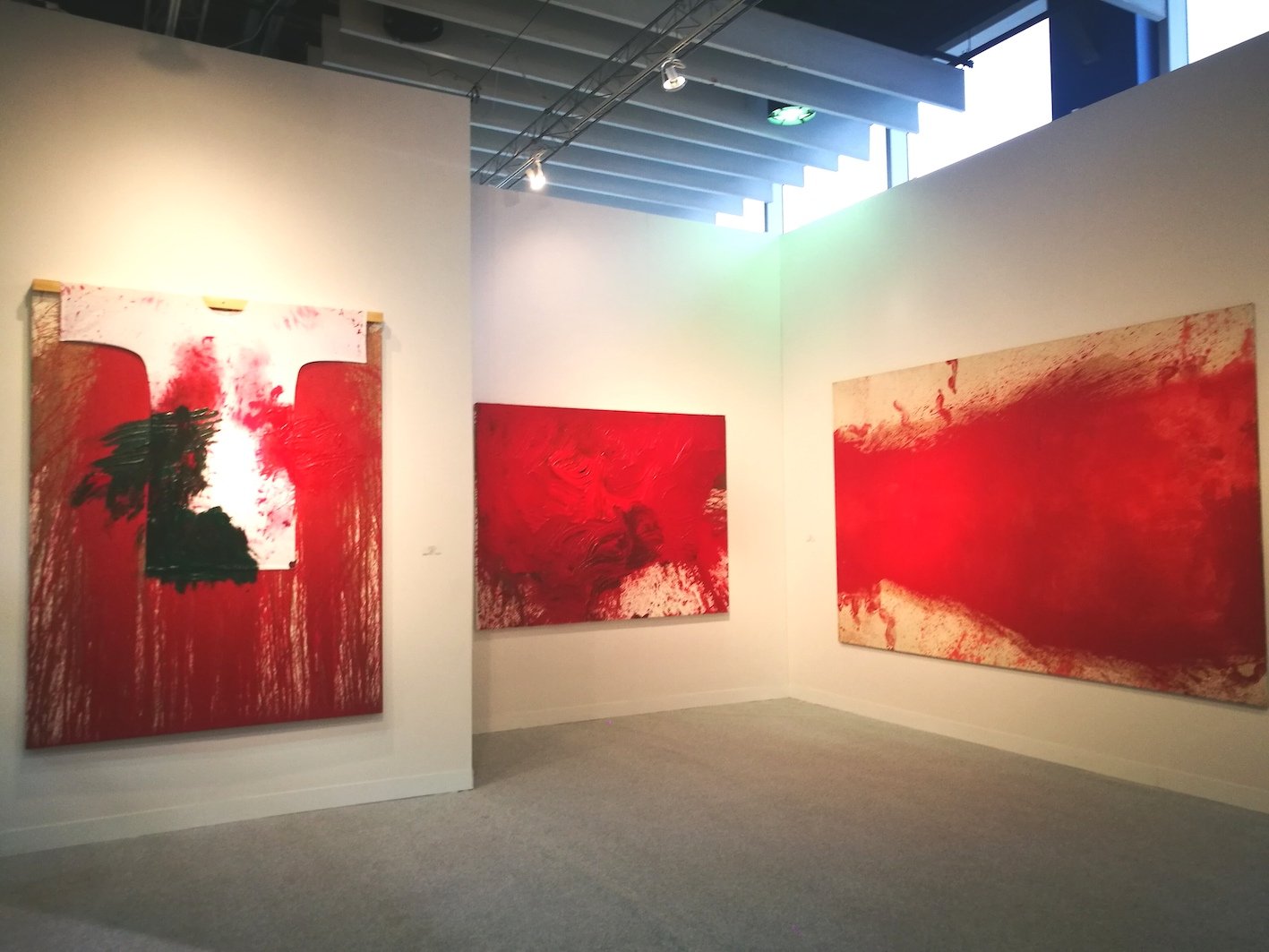 Hermann Nitsch, installation view Marc Straus New York, ph. Mariacristina Ferraioli