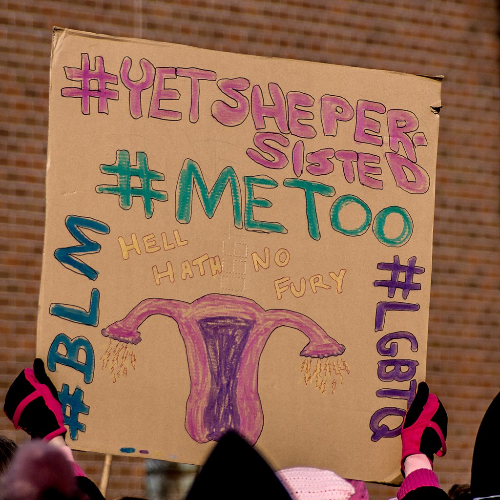 Manifestazione del movimento MeToo a New York