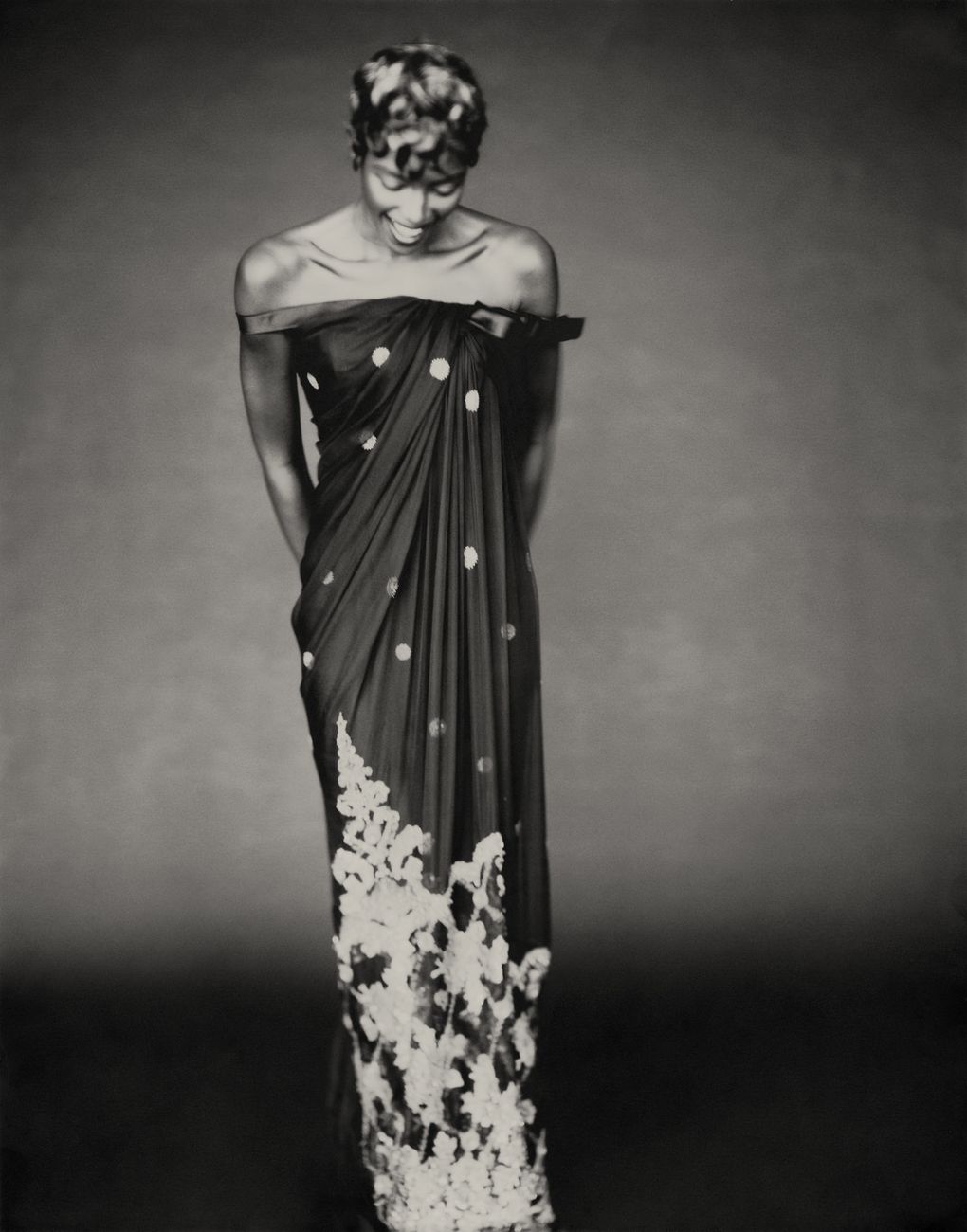 Shalimar Dress Autumn-Winter 1996 Haute Couture collection by Gianfranco Ferre - Model Naomi Campbell ® Paolo Roversi