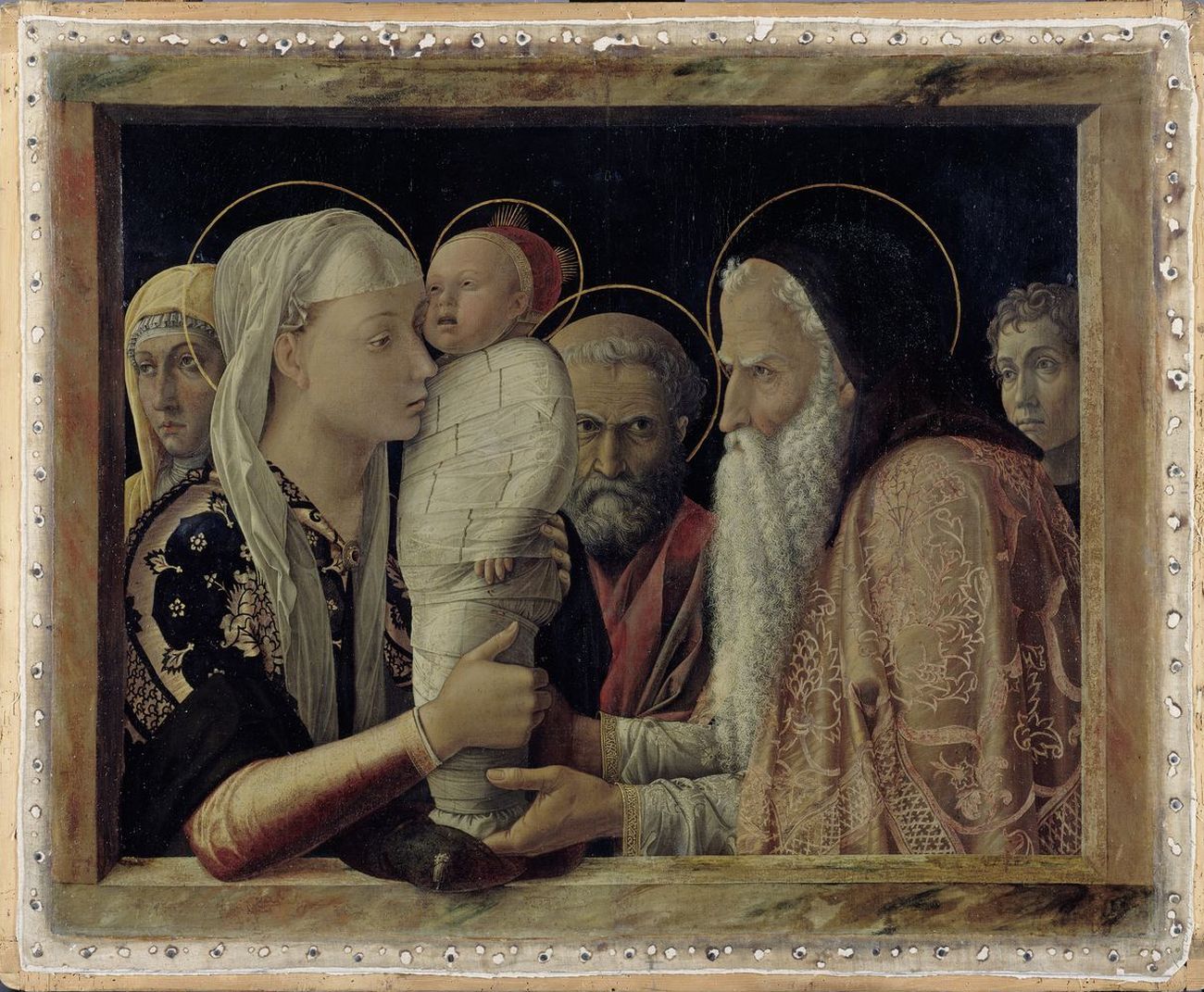 Andrea Mantegna Presentazione al Tempio, 1454. Gemäldegalerie, Berlino