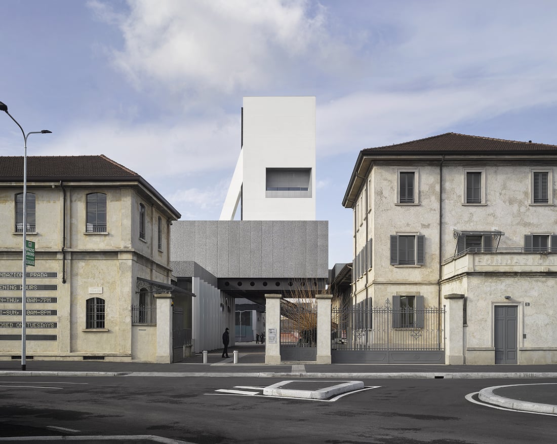 Torre Fondazione Prada, Milano Progetto architettonico di OMA Foto: Bas Princen 2018 Courtesy Fondazione Prada