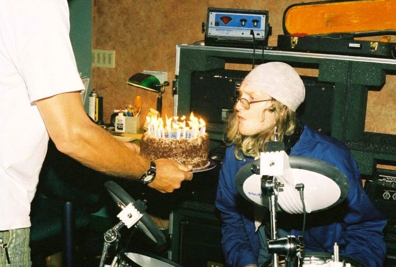 Layne Staley in studio, settembre 1998.