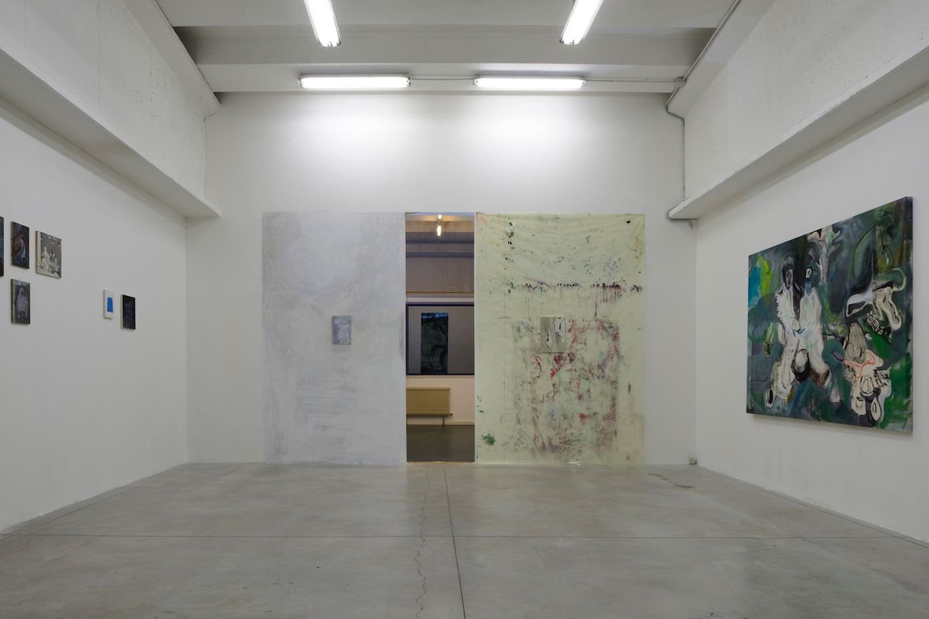 Nebojša Despotović. Between the Devil and the Deep Blue Sea ovvero Freie Kartoffeln. Exhibition view at Boccanera Gallery, Trento 2018