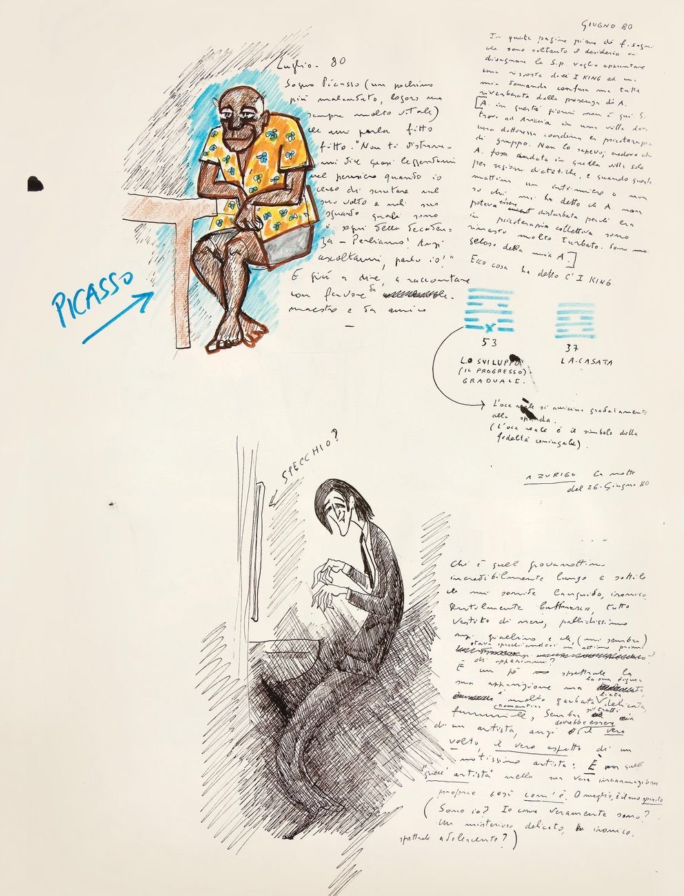 Biennale Disegno di Rimini 2018. Fellini sogna Picasso da Libro dei Sogni 