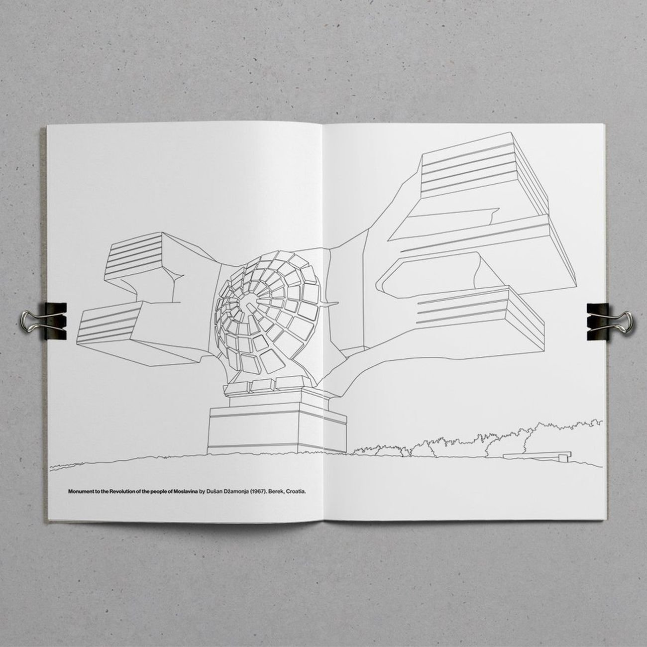 Brutalist Coloring Book