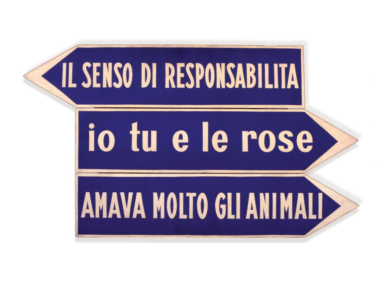 Ketty La Rocca, Io tu e le rose, 1967. Collezione Carlo Palli