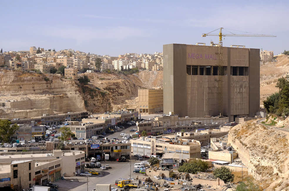 Amman, novembre 2017, il cantiere del mega mall fermo dal 2012. Production Still. Foto Margherita Moscardini