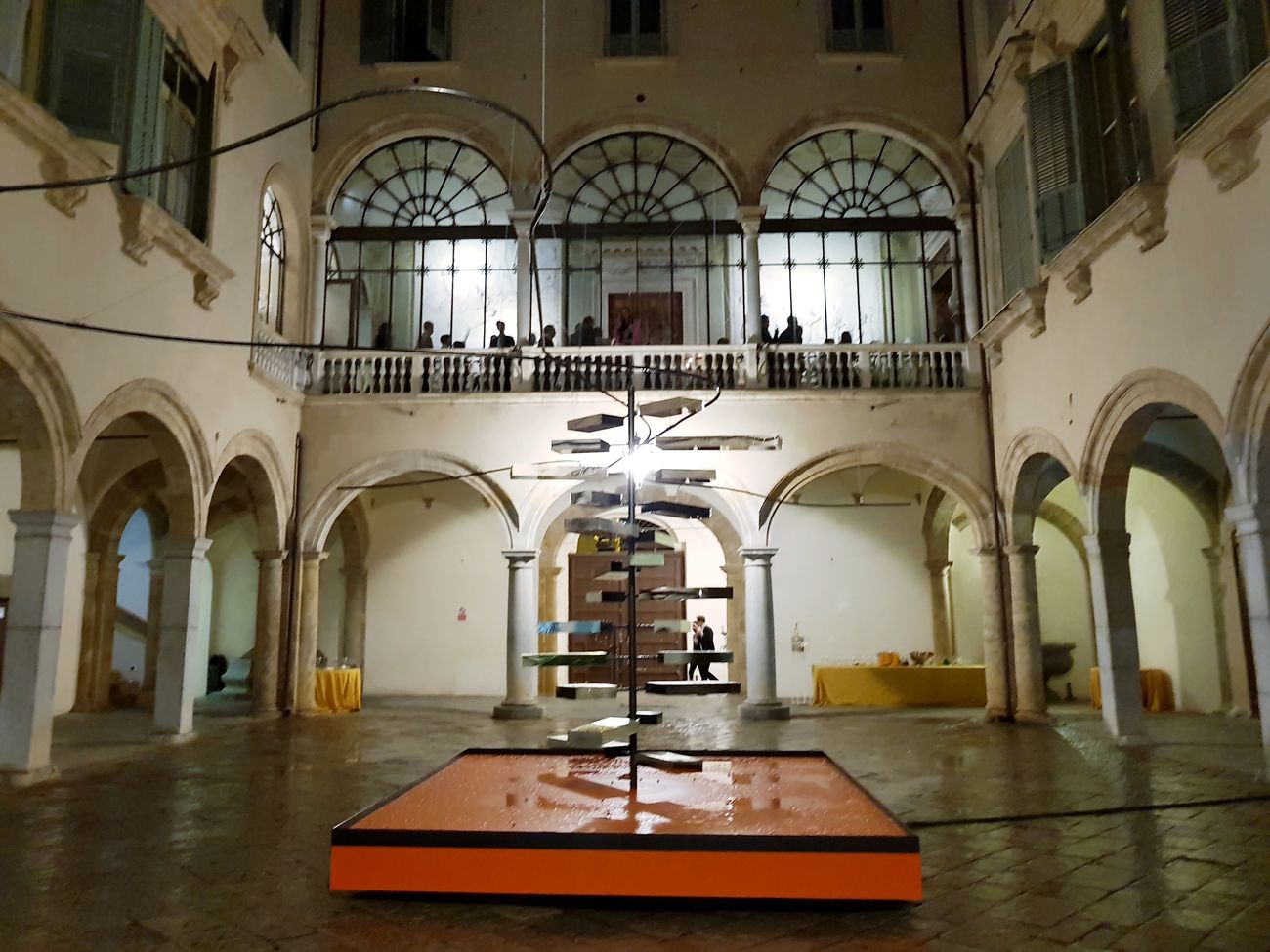 Marcin Dudek, Giochi senza frontiere, 2018. Installation view at Palazzo Mazzarino, Palermo 2018