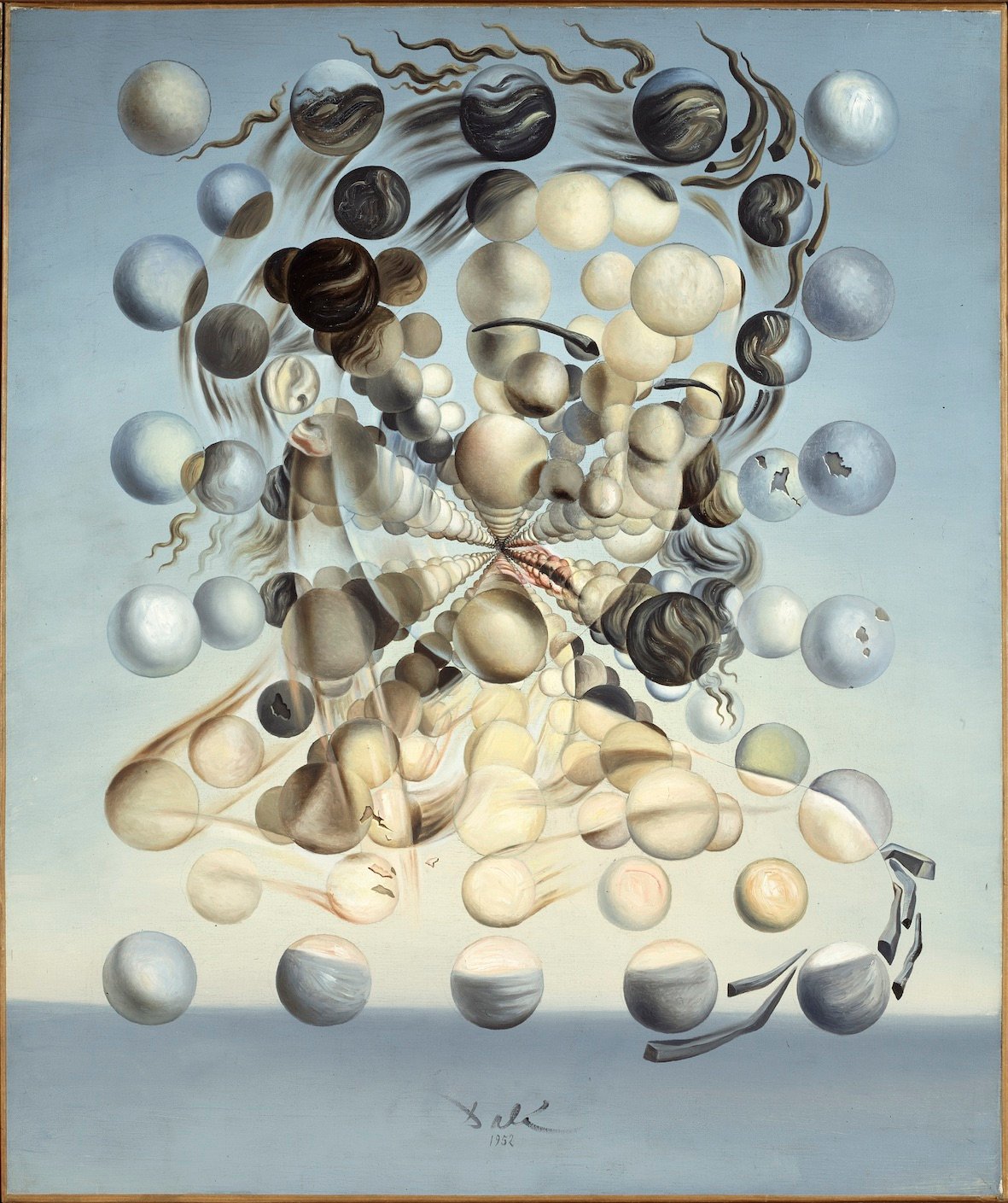 Salvador Dalí. Gala Placídia. Galatea de les esferes, 1952. Fundació Gala-Salvador Dalí, Figueres. © Salvador Dalí, Fundació Gala-Salvador Dalí, VEGAP, Barcelona, 2018.