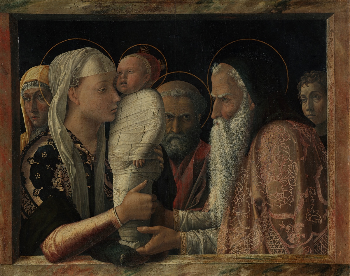 Andrea Mantegna, La Presentazione al Tempio, 1454©Staatliche Museen zu Berlin Gemäldegalerie, Photo Christoph Schmidt