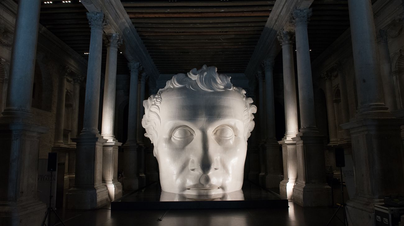 L'installazione di Fabrizio Plessi. Venezia, Scuola Grande della Misericordia. Photo © Francesca Bottazzin