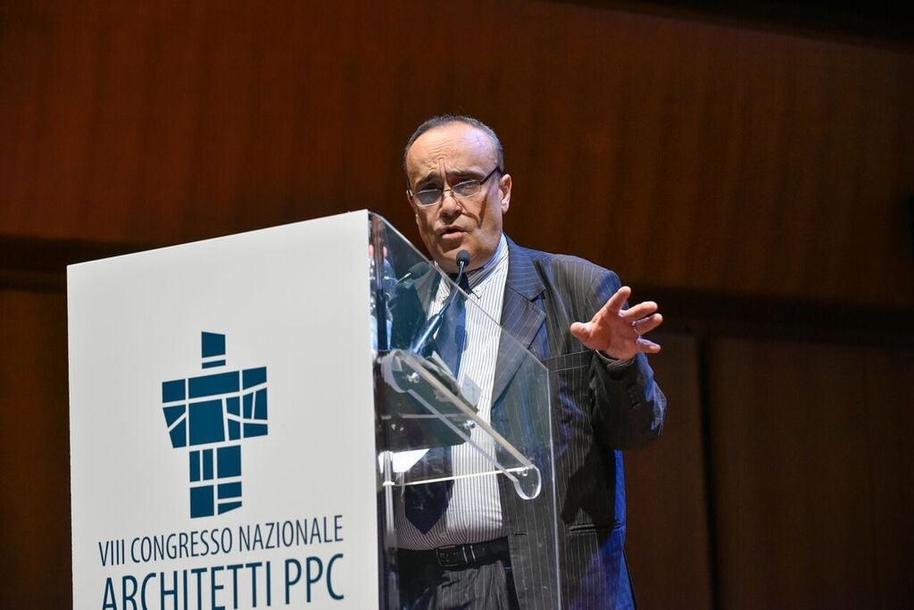 Alberto Bonisoli, Ministro per i beni e le attività culturali, al Congresso nazionale Architetti – Ph. Moreno Maggi