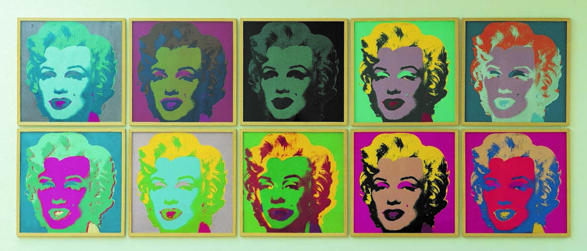 Andy Warhol. Marylin Monroe, 1967. Porfolio di 10 serigrafia, edizioni da 250. Collezione Lanfranchi, Celerina (CH). © The Andy Warhol Foundation for the Visual Arts Inc. by SIAE 2018