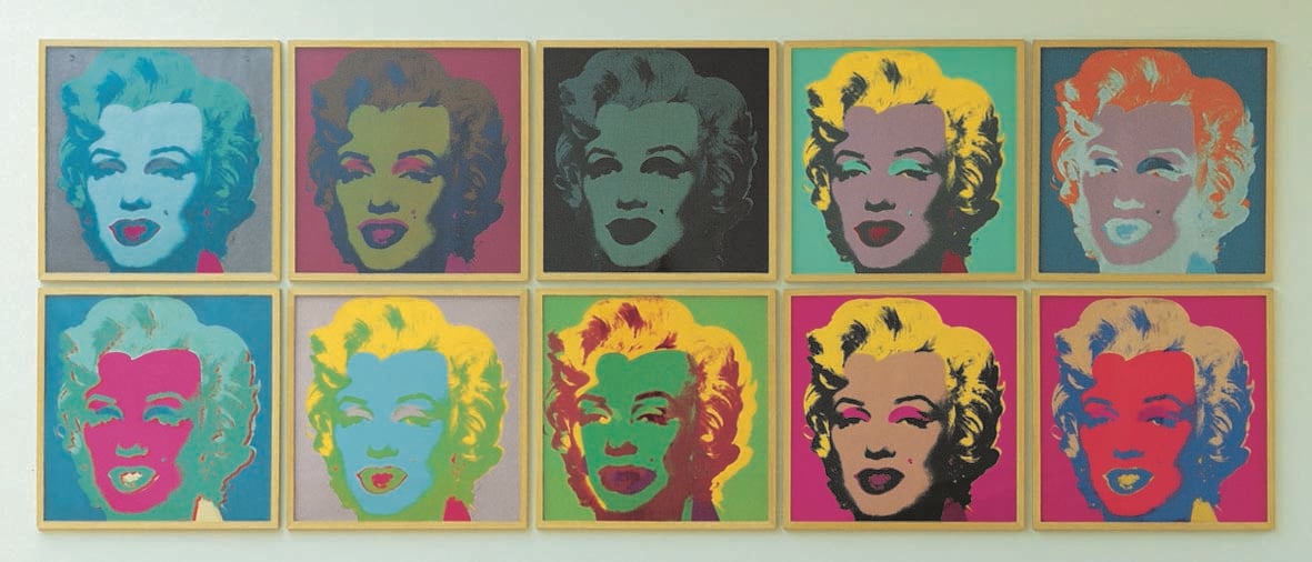 Andy Warhol. Marylin Monroe, 1967. Porfolio di 10 serigrafia, edizioni da 250. Collezione Lanfranchi, Celerina (CH). © The Andy Warhol Foundation for the Visual Arts Inc. by SIAE 2018