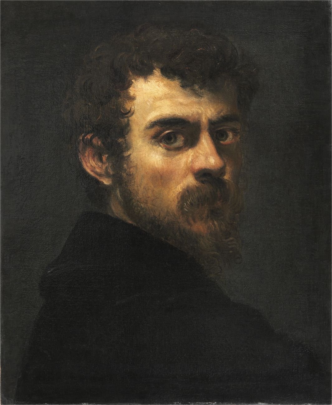 Jacopo Tintoretto, Autoritratto, 1588 ca. Musée du Louvre, Département des Peintures, Parigi