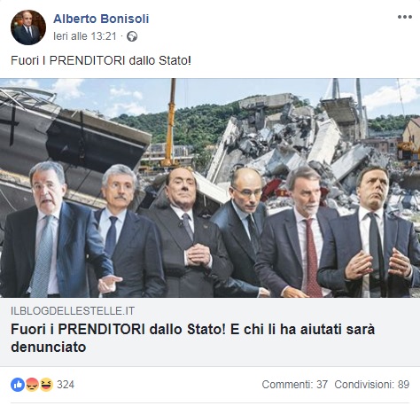 Larticolo di Luigi Di Maio condiviso sulla pagina Fb del Ministro Bonisoli Perché il Ministro della Cultura Alberto Bonisoli usa la sua pagina Facebook per fare propaganda?