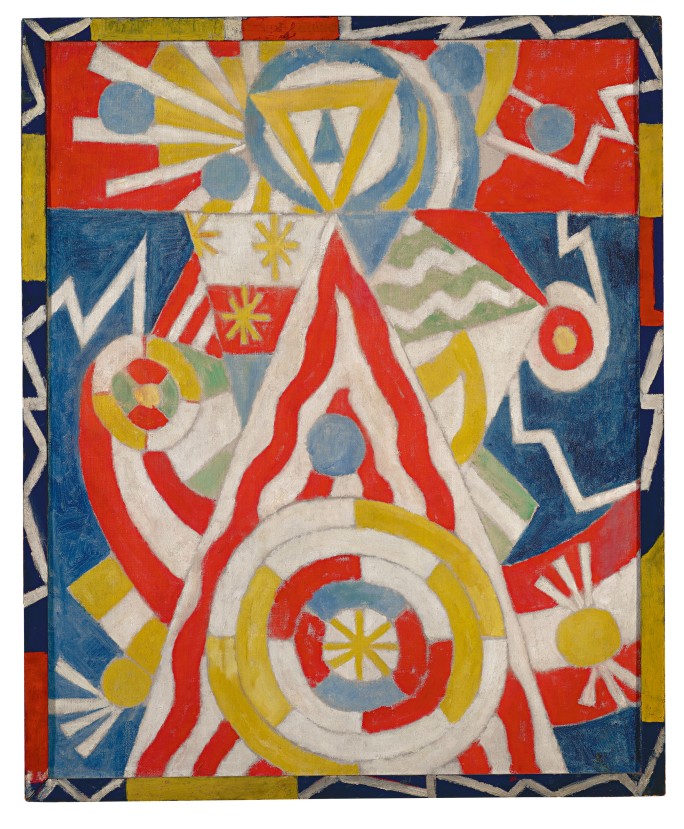 Pre-War Pageant di Marsden Hartley