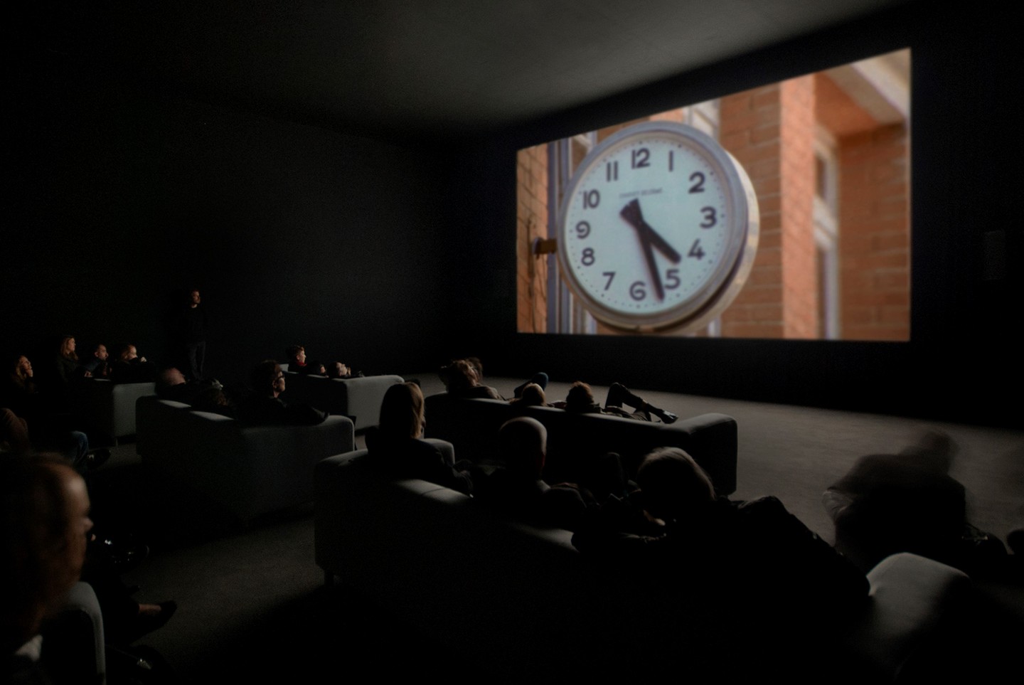 Christian Marclay, Installation view of The Clock, 2010. Courtesy of the artist