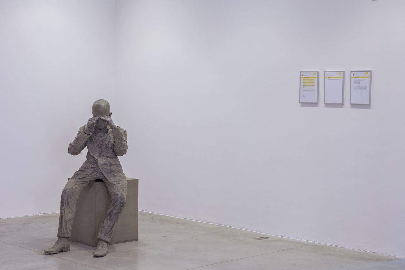 Diego Tonus e Anonimo, A Moment of Darkness, 2018. Courtesy l’artista. Installation view at MAMbo – Museo d'Arte Moderna di Bologna, 2018. Photo E&B Photo
