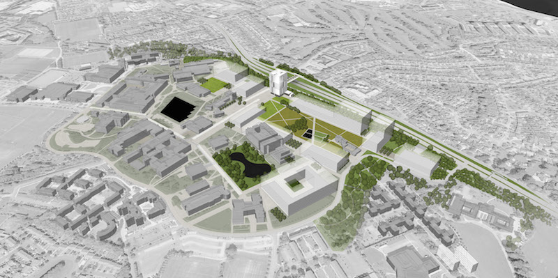 Entrance Precinct Masterplan 2 Future Campus Dublino: un centro per il design che diventa landmark per la città
