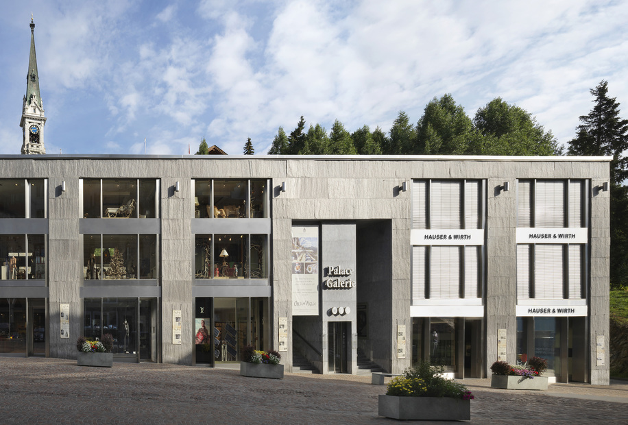 Hauser & Wirth, rendering della galleria a St. Moritz