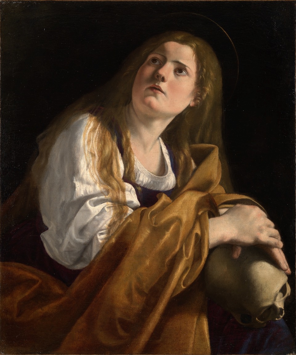 Orazio Gentileschi, Pisa, 1563 London, 1639, Maria Maddalena, Olio su tela, 82.3 x 68.5 cm, Maison d’Art, Montecarlo